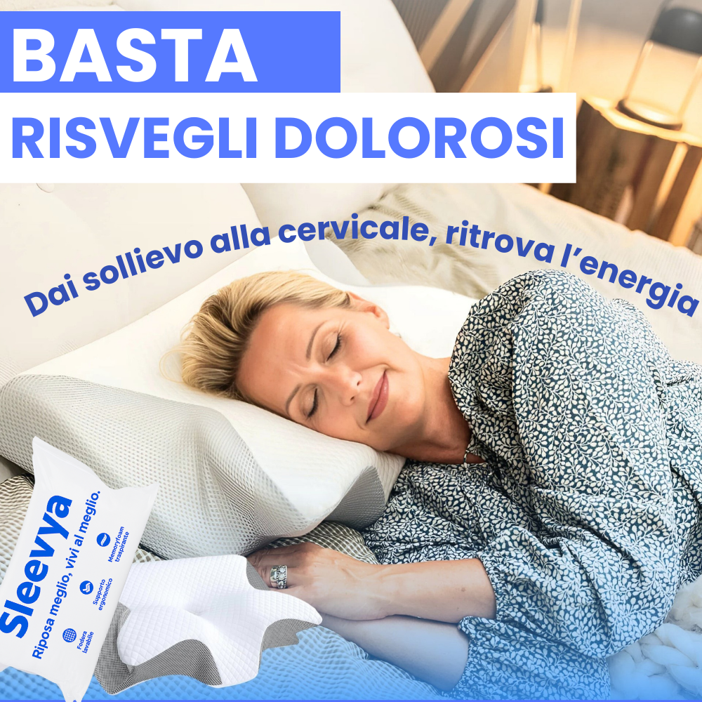 Sleevya® Morfeo – Il cuscino ergonomico anti-dolore